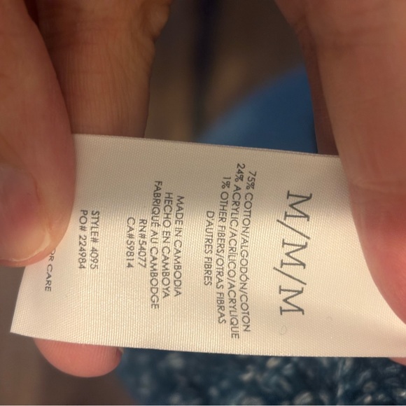 CAbi Astral Cardigan 4095 Size Medium Women's Teal Sweater - Picture 7 of 8